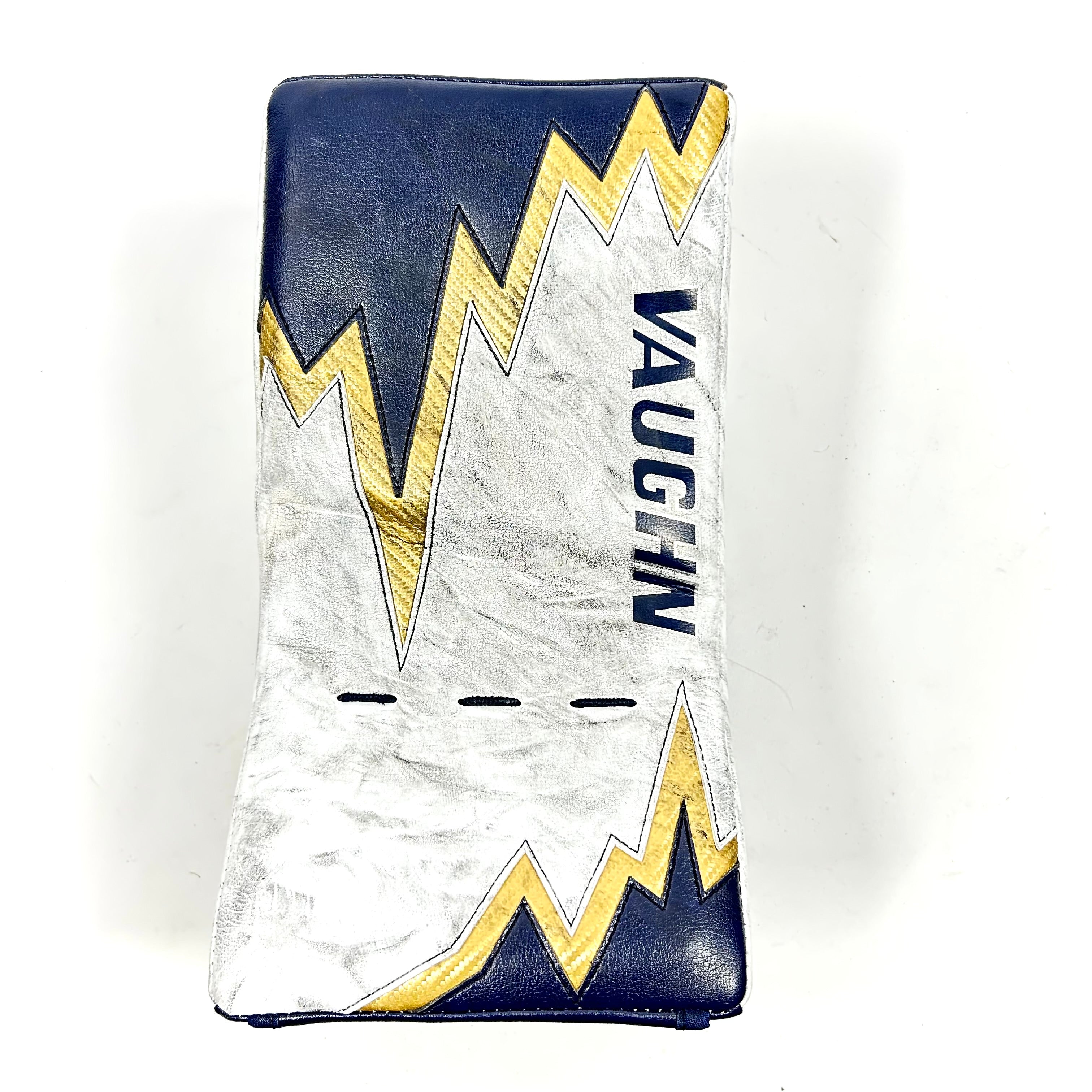 Vaughn Velocity VE8 - Bloqueur de gardien de but Pro Stock d'occasion (bleu/or)